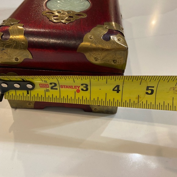 Red Decorative Box with Gold Accents - Picture 12 of 15